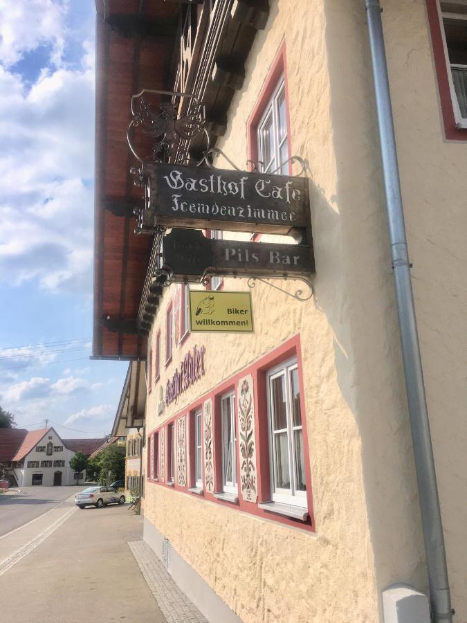 Отель Gasthof Adler Unterthingau Экстерьер фото